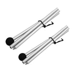 Beach Tent Poles Replacement 4 Packs Foldable Portable Aluminum Alloy Repairing Fixing Accessories V1366-AZ2-W-14473