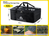 42L Collapsible Outdoor Tactical Organizer, Oxford Fabric Large Capacity Camping Gear Storage Bin V888-ELOSUNG52374