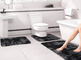 5Pc Bath Mats for Bathroom, Quick-Dry Bathroom Rugs Sets Washable Non-Slip Bath Mat Ultra Soft V1189-LWWAL-20260325-01086