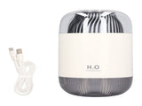 1000ml Air Humidifier Double Spray with Night Light USB Charging Mist Vaporizer for Home White V1294-YM0717-3113220184311