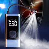 Portable Car Tire Inflator Pump with 12V Cigarette Lighter Plug, Multi Function for Balls Swimming V1366-AZ2-W-14728