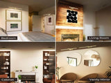 Wireless Picture Lights for Wall, Battery Operated Wall Light for Painting Rechargeable CCT V1171-CB-BOM000970