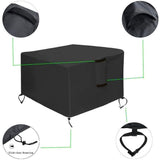 Waterproof 420D Oxford Furniture Cover for Outdoor Tables Chairs and Grill, UV and Dust Protection, V1188-MS-325-0093