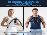 Everfit Twister Arm Exerciser Chest Trainer 10-200kg Adjustable Hydraulic Power TAE-A-ARM-200