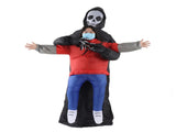 Black Scary Ghost Inflatable Costume Adult Halloween Party Funny Waterproof Cosplay Costume Props V1294-YM0703-3115230047911