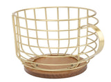 Mug Shape Coffee Pod Holder Coffee Capsule Storage Basket for Counter Coffee Bar Tabletop Kitchen V1294-YM0710-3118230293311