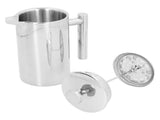 1000ml Hand Brewing Coffee Pot Stainless Steel Coffee Press Pot DoubleLayer Coffee Kettle V1294-YM0901-3113210083711