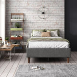 Bed Frame Mattress Foundation Double V264-BFS-206F-DGR-DL-1