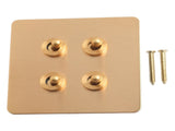 Toggle Light Rocker Switch 1/2 Way Retro Brass Plate Lever 86 Type Toggle Switch 1 Smile Home 4 V1189-LWWAL-20260327-04397
