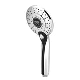 Digital Display Handheld Shower Head with 3-color Temperature Control LED Light 3 Spraying Mode V1294-YM0727-JY08639