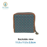 PIP Studio Flirting Birds Dark Blue Square Wallet V442-HIN-MISC-WALLETFLIRTINGBIRDS-DARKBLUE-SQ