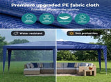 Instahut Gazebo 3x6m Wedding Party Marquee Tent Outdoor Event Camping Canopy Shade Blue GAZEBO-WED-T-FG-3X6-BL