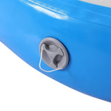 Everfit 1m Air Track Spot Inflatable Gymnastics Tumbling Mat Round Blue ATM-R-1-02M-BL