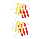 4-Piece Adjustable Waist Flag Set - Ideal Fan Gear for Outdoor Sports, Tailgating, and Sporting V1370-AZ4-16234