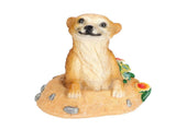 Straw Hat Meerkat Ornaments Meerkat Garden Statue Flower Pot Decoration Resin Crafts for Lawn Garden V1294-YM0715-3111210436111