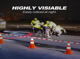 Telescopic pole - 1-pack 4' to 6.9' telescopic cone pole - parking areas - retractable barrier V1259-DP01-BO-7