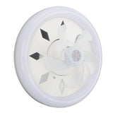11.8in 60W Ceiling Fan with Light E27 LED Dimmable Ceiling Fans with Remote Control 3 Speeds 5 V1294-YM0706-3119230096711