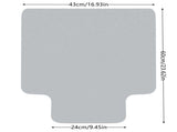 Clear Chair Mat with Lip,Non- Durable Hard Floor Protector Pad for Home Office V1369-AZ3-W-14082