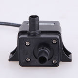 Battery Operated Submersible Water Pump for Aquarium Fountain Pond Circulating 10V USB Mini Quiet V1192-AZ-W-25476