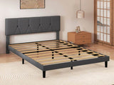 Levede Bed Frame Upholstered Platform Mattress Base Queen BF1077-Q-AU