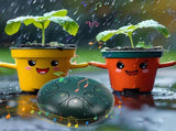 Rain drum - outdoor rain drum - rain drum for the garden - rain drum for outside in the garden V1188-MS101-02949-1