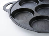 SOGA 31.5cm Cast Iron Takoyaki Fry Pan Octopus Balls Maker 7 Hole Cavities Grill Mold ZPAI011