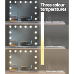 Embellir Makeup Mirror 58x46cm Hollywood Vanity with LED Light Tabletop Wall MM-FRAMELS-5846-GS