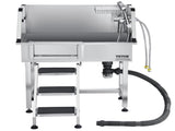 86.4 cm Dog Washing Station, Stainless Steel Pet Grooming Tub Bathtub, Professional Dog Wash Sink V952-BXGCWYG34CZJQTV6N002V0