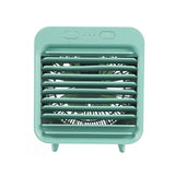 Portable Air Conditioner Fan 3 Speeds Cooling Humidifier Fan for Room Desk Bedroom Office Green V1263-JX-7214-1