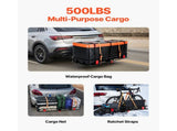 60" x 24" x 6", Hitch Cargo Carrier, 500 lbs Capacity Hitch Cargo Carrier with Cargo Net with Hook & V952-GZBDPDECKFGZR2EQ5V0