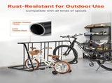 Bike Rack, Fits Tire Width 3 Inch/76.2 mm, Carbon Steel Double-Sided Grid Bike Rack Stand, V952-JYZXCTFJHSHJKX23S001V0