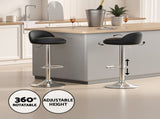 Artiss Bar Table and Stools Set Dining Desk Kitchen Chairs Cafe Pub BA-TAB-CHR-GASLIFT-BKSV
