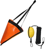 Sea Anchor Drift Sock 18"/32" Parachute Fishing Drogue for Marine Boat 32 in For15-20 ft V1259-DP01-A-1365