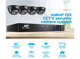 UL-tech CCTV Security System 4CH DVR 4 Cameras 1TB Hard Drive CCTV-4C-4D-BK-T