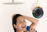 Bluetooth 5.3 Shower Speaker Water-resistant Wireless Speaker With Suction Cup Shower Radio For V1263-JX-7545