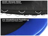 Kahuna 14ft Replacement Trampoline Safety Pad Cover and Jumping Spring Mat - Blue KAH-PDMAT-14-BU