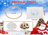 Christmas KIT,Adults Kids DIY Handmade,Hand Starter Kits with Stamped V1366-AZ2-W-13385