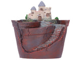 Succulent Plants Flowerpot Resin Mini House Flower Planter Container Home Decor V1294-YM0901-3111200296311
