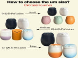 Small Dog Urn,Pet Urn,Pet Urns for Dogs,Pet Cremation Urn,Dog Urns for Ashes,Ceramic Dog Loss, V1107-136-96637-WHT-L