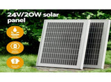 LockMaster Single Swing Gate Opener 20W Full Solar Power Automatic GO-SWING-M01-20W-SOLAR