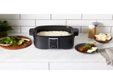 Morphy Richards Digital 6.5L Slow Cooker Matte Black 10 Preset Functions MRDSC6BK