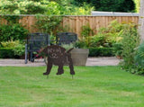 Metal Garden Dog Statue Decorative Stakes Animal Silhouette for Garden Home Decor Outdoor Gifts V1294-YM0718-10121935