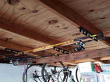 6-Rod Wall Mount Fishing Rod Holder Horizontal Black Fishing Rod Storage Rack V1308-DSZKI-659