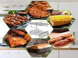 Air Fryer Rack for Air Fryer, Air Fryers Accessories Include 1 Steam Grill Rack, 1 Skewer Rack, 1 V1370-AZ4-00777