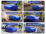 Weisshorn 1000L Water Bladder Bag Portable Large Storage Tank Container Camping Outdoor RBT-HY-1000L-BL