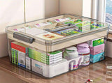 Multi-Layer Large Capacity Home Medicine BoxCompartment Storage for Emergency & Backup, Shockproof V1106-YXSNH001