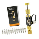 HVAC Valves Cores Tool Brass Construction For R410A Systems 1/4" & 5/16" Valves Cores V1369-AZ3-W-14147