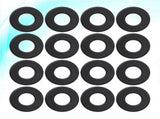 SWETRACE Foosball Tables Equipment 16Pcs 0.66In Black PVC Foosball Table Parts V1189-LWWAL-20260327-03373