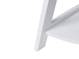 Levede 5 Tier Corner Shelf Wooden Storage White BO1013-WH