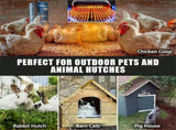 Solar Powered Heater, Winter Chicken Coop Heater, Solar Greenhouse Heater with Overheat Protection, V1189-WXFWAL-20260319-00946